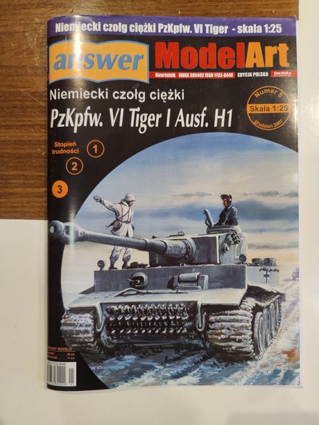 PzKpfw. VI Tiger I Ausf. H1 Answer + elementy wycinane laserowo