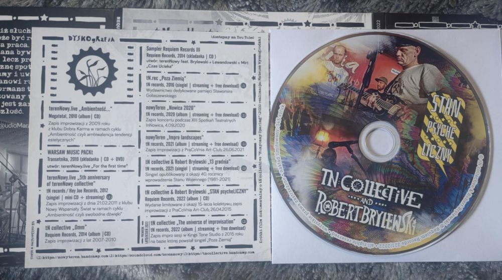 tN Collective Robert Brylewski – Stan PsycheLiczny CD NOWE! Unikat!