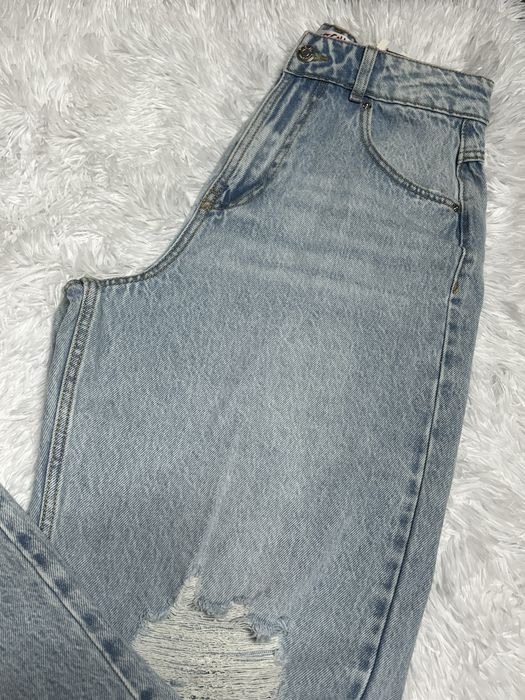 Calcas de ganga novas wide leg M