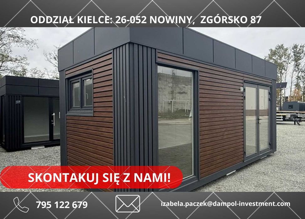 Gotowy Pawilon Kontener Handlowy Biurowy