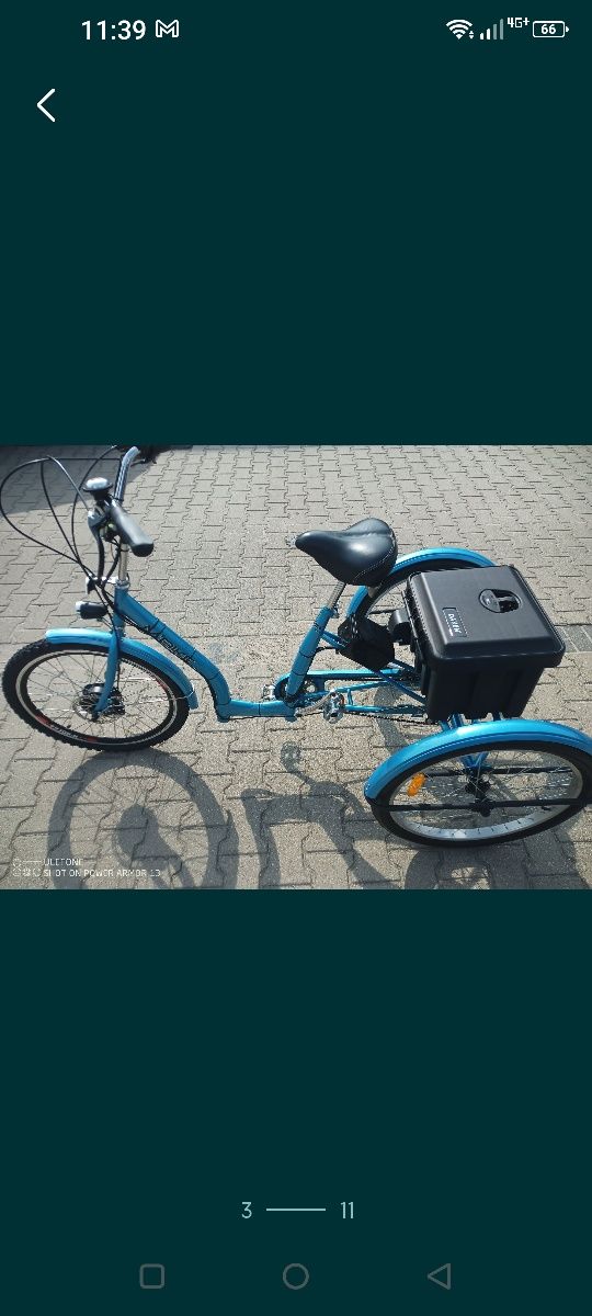 Rower Trójkołowy Elektryczny super od !!!