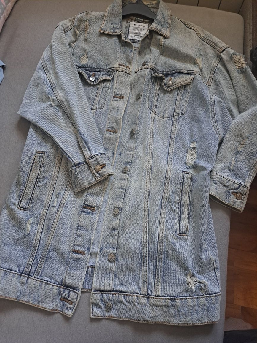 Katana kurtka jeansowa pull&bear S