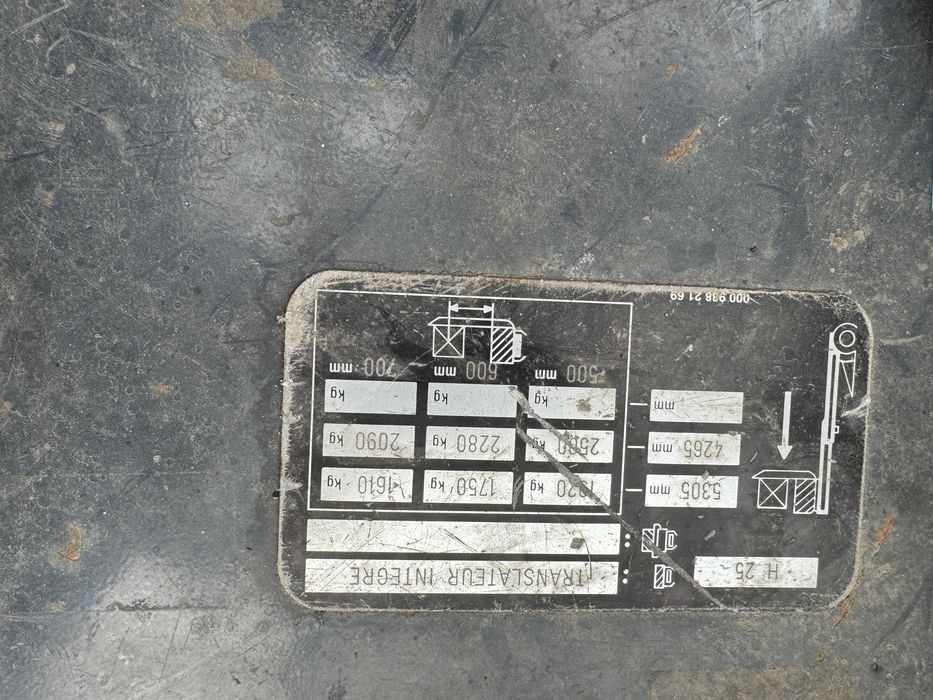 Wózek widłowy Linde Perkins 530 cm 2500 kg H 25 D