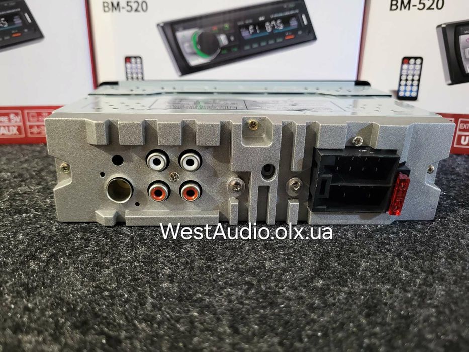 Блютуз автомагнитола BM-520/2 USB/SD/AUX/пульт