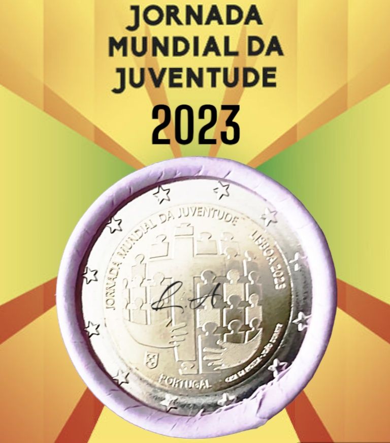 Rolo c\ 25 moedas 2€ Jornada Mundial Juventude 2023