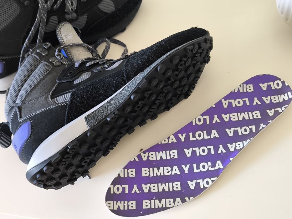 BIMBA Y LOLA втеплені кросівки хайтопи ,натуральна шкіра