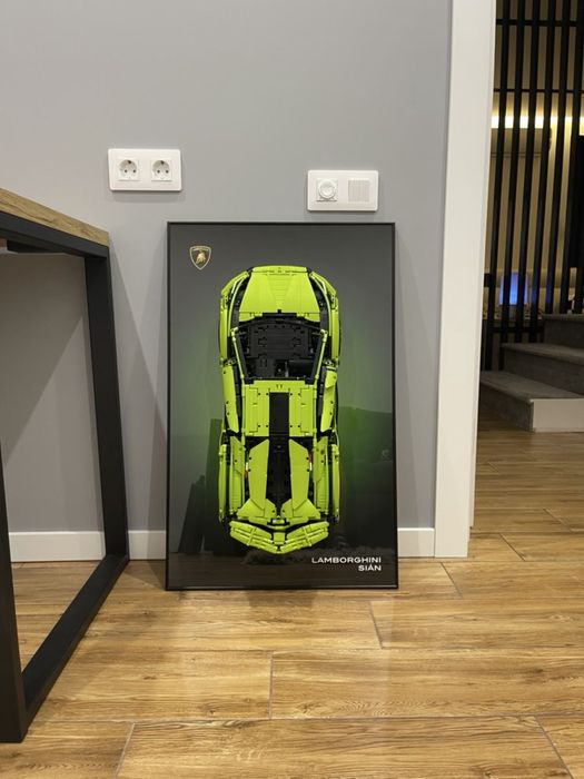 ‼️ продам картину із авто конструтором  Lamborghini sian