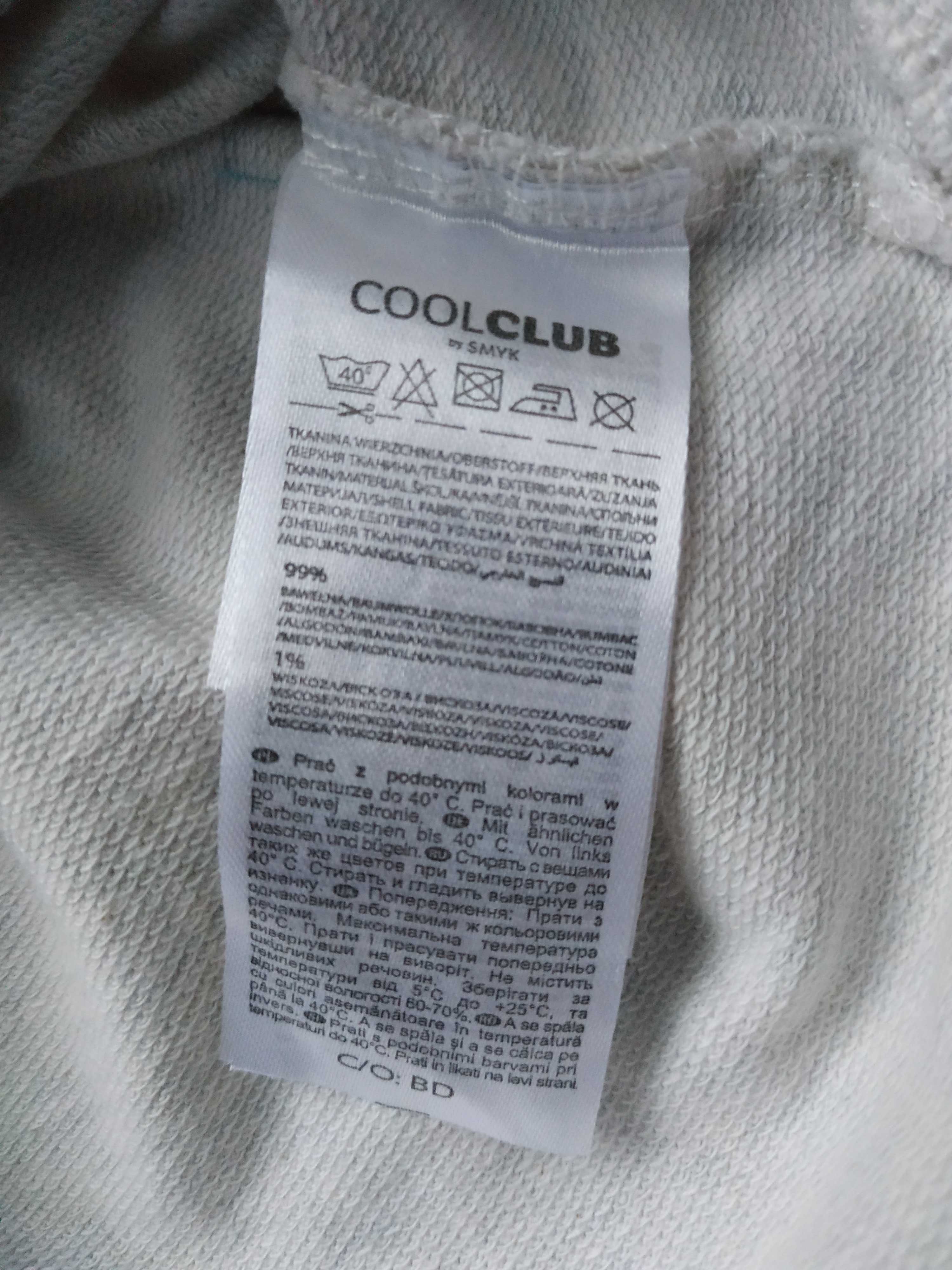 Bluzka z zimowym motywem/beżowa/Cool Club/Smyk/r.74