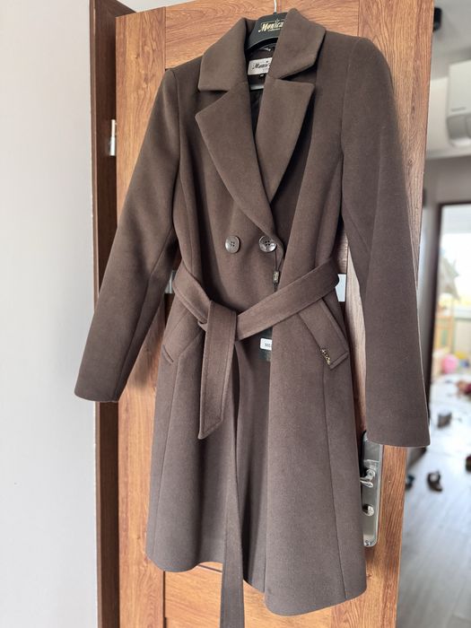 Płaszcz czekoladowy brązowy Monica Megan