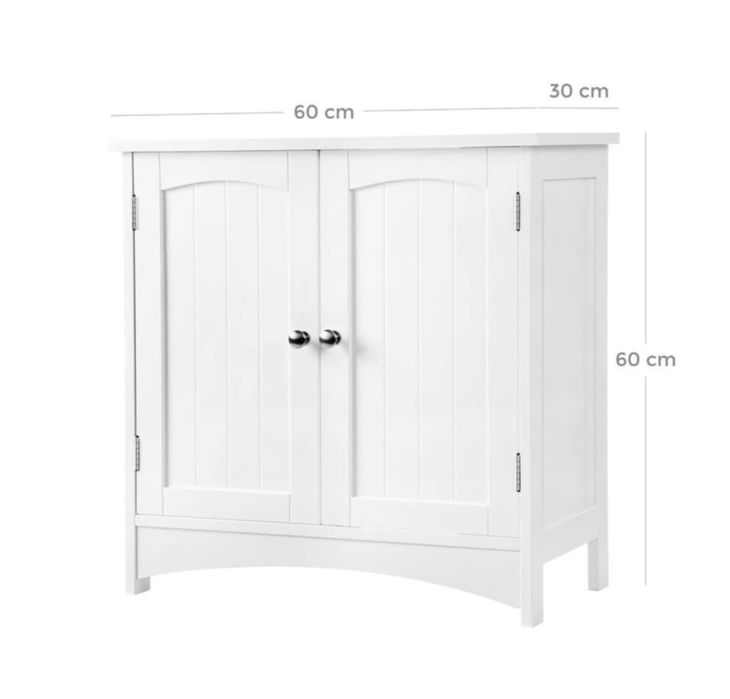 Szafka pod umywalkę biała