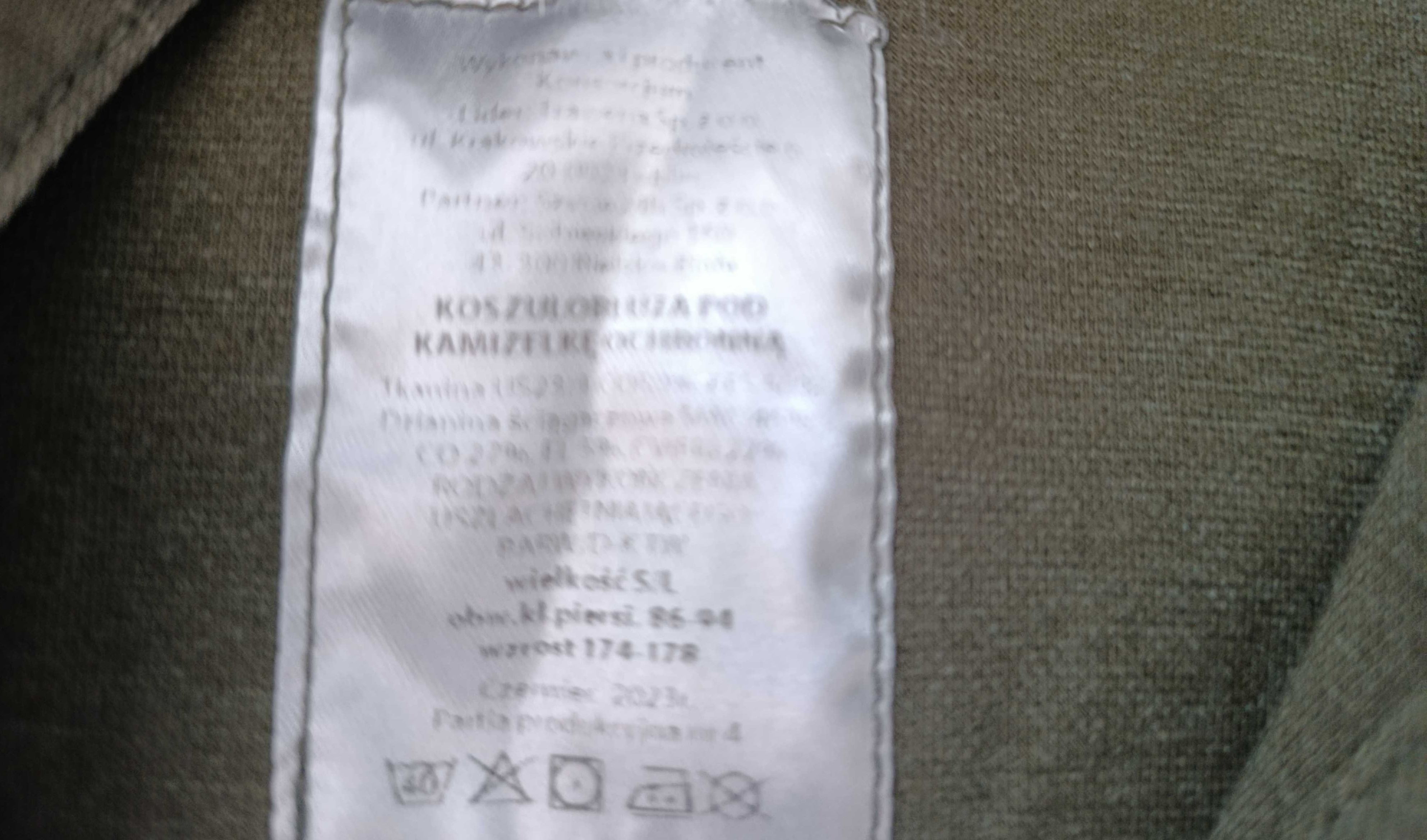 Wojskowa koszulobluza pod kamizelkę ochronną Combat Shirt WZ 93