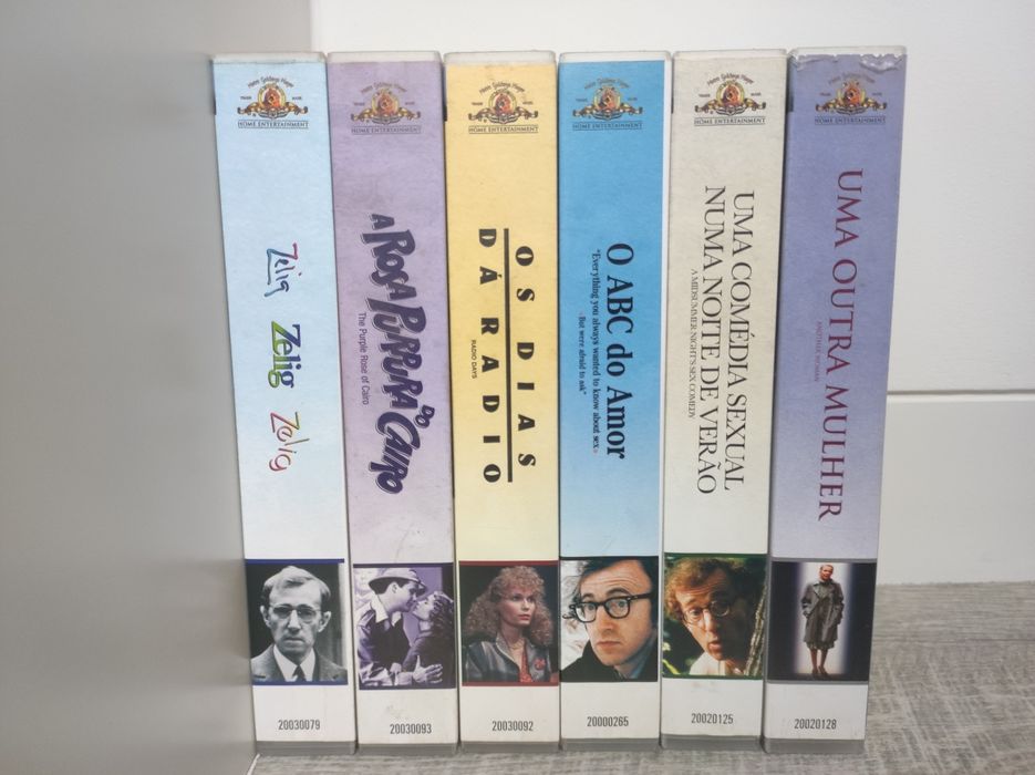 Cassetes VHS (Woody Allen, Stanley Kubrik, Steve McQueen, etc)