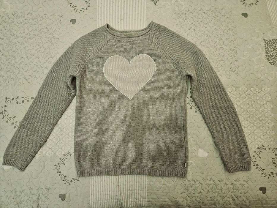 Sweter r. 140 serce OKAIDI