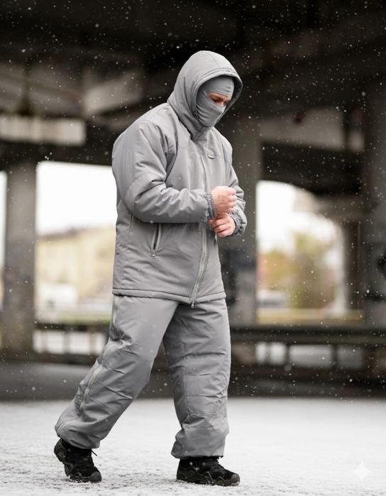 Польський костюс Рівень7 Сірий / зимовий костюм OBLIVION 7 рівнів