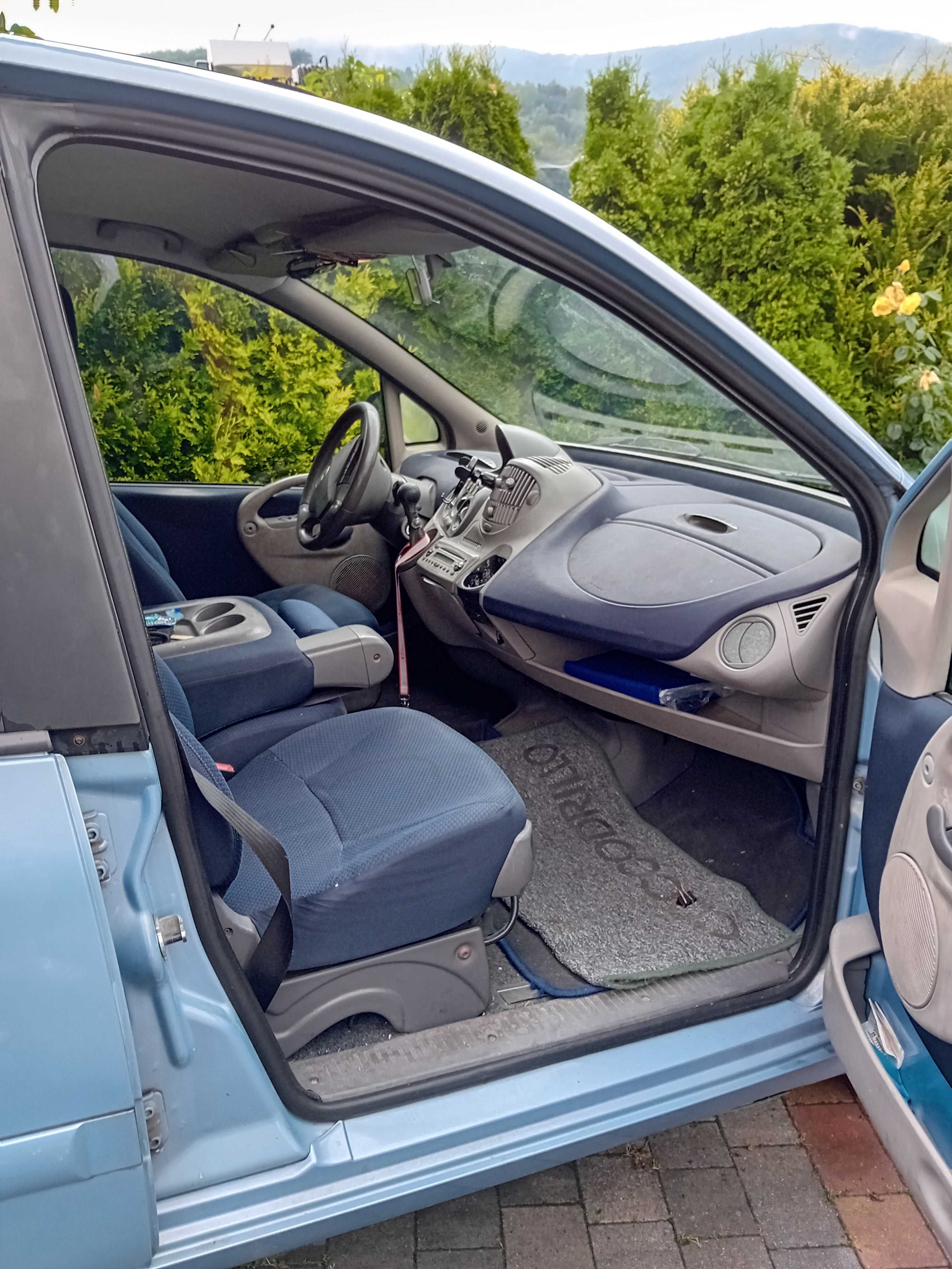 FIAT MULTIPLA 2006r Niebieski - błękitne niebo