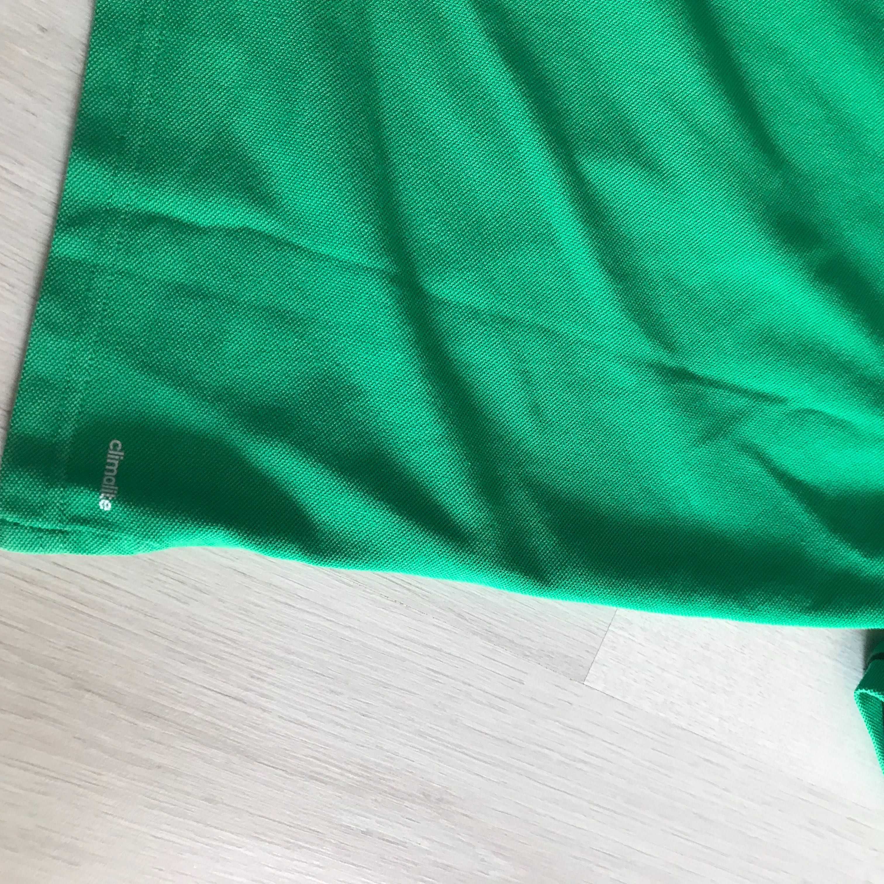 Adidas koszulka "polo" sportowa r.152 zielona