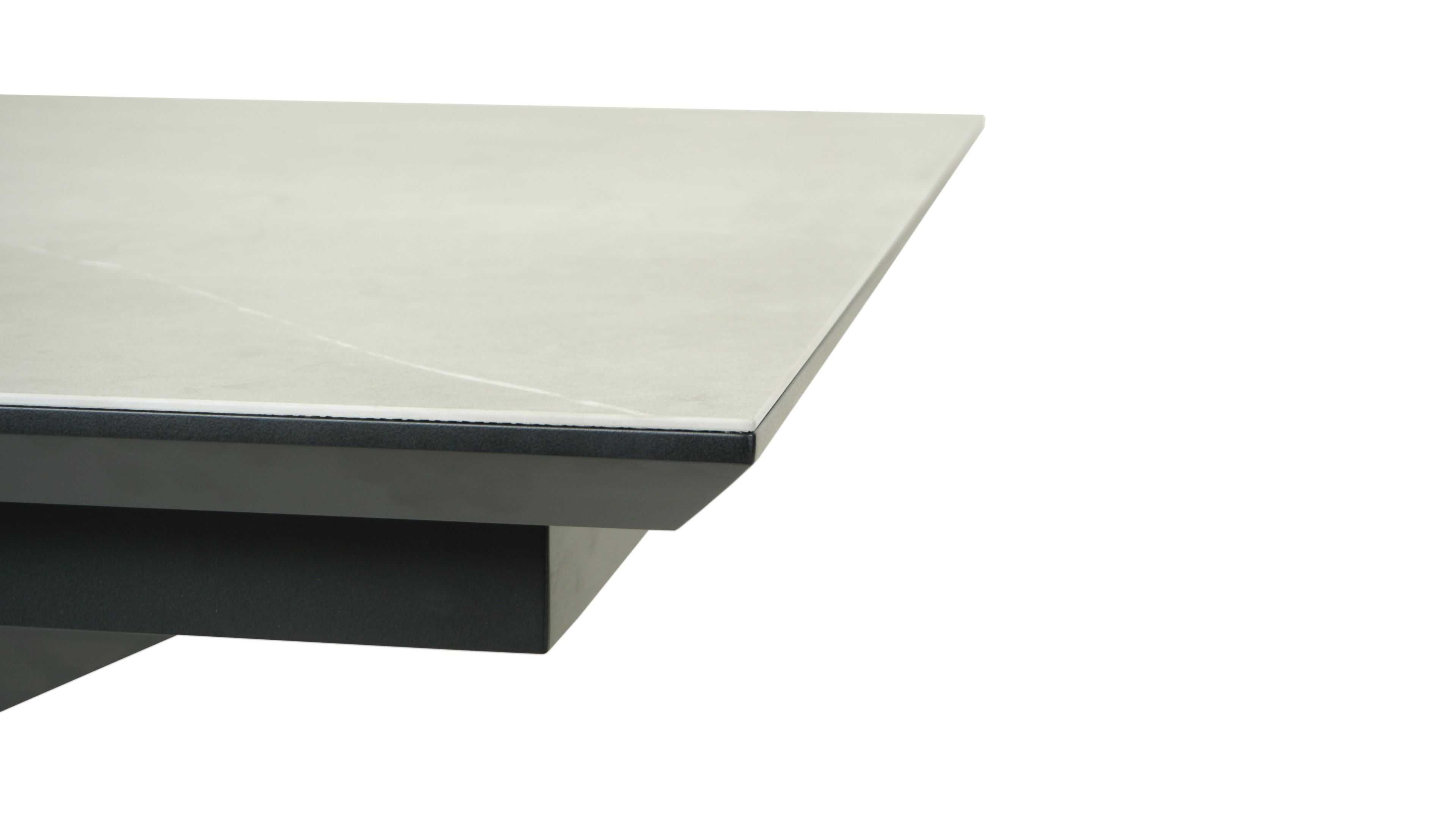 Stół spiek kwarcowy rozkładany 160-240x90cm Pietra Grey