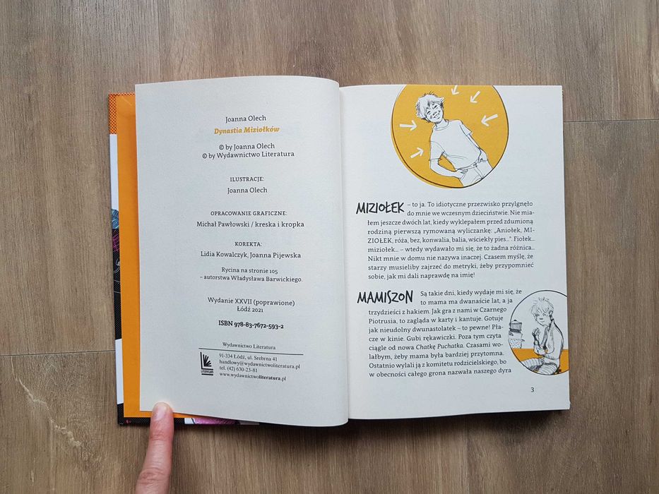 Dynastia Miziołków Joanna Olech NAGRODA im. Kornela Makuszyńskiego