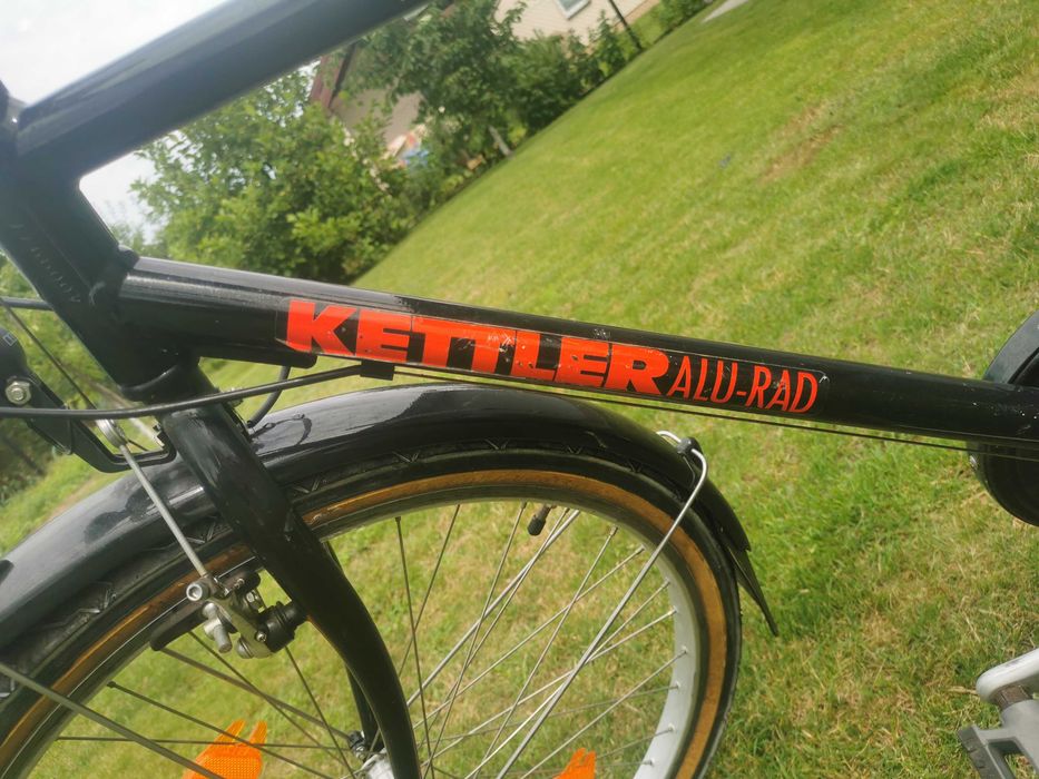 Rower Kettler City Cruiser Biegi Dzwonek Bagażnik Czarny