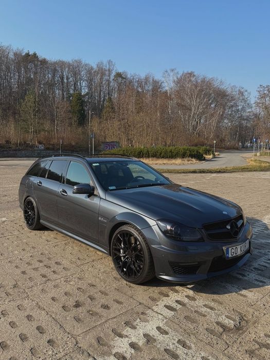 Mercedes-Benz Klasa C Piękny Mercedes C63 AMG w204 kombi bezwypadek 3miasto