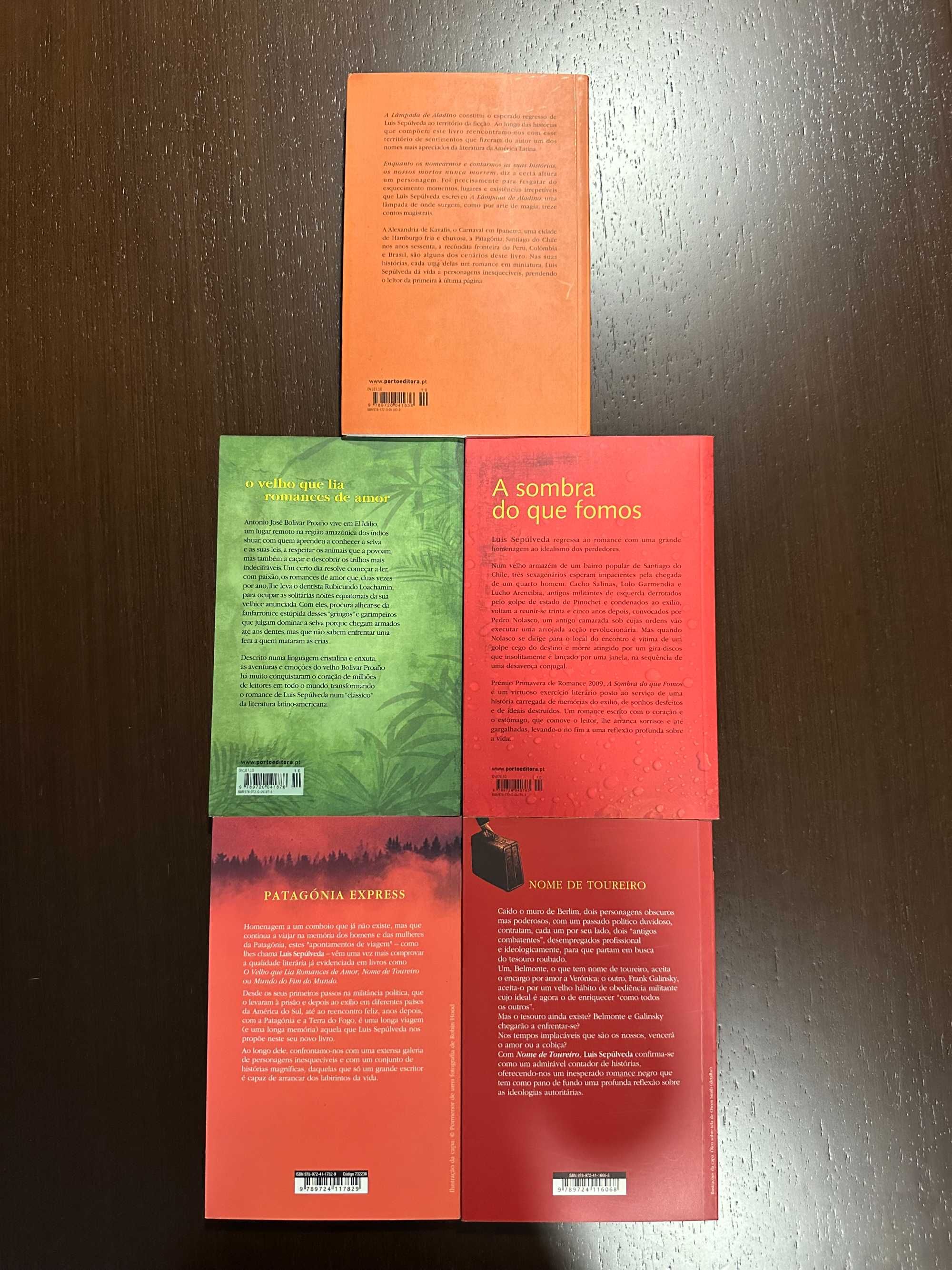 5 Livros Luís Sepúlveda