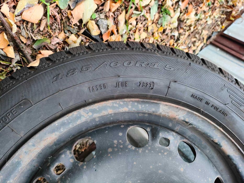 _Koła_Zima_185/60R15_5x100_VW_SEAT_SKODA_AUDI_Polo Ibiza Rapid Fabia_