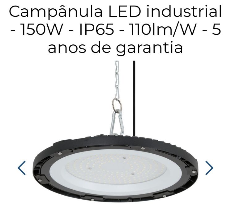 Campanolas led industriais