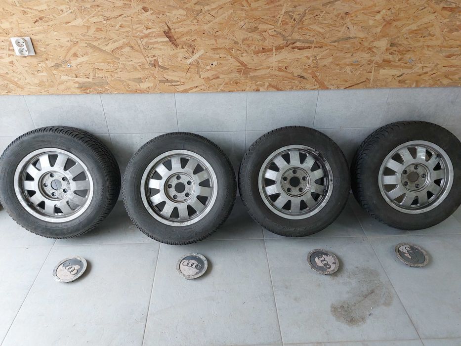 Alufelgi audi r15 5x112 opony zimowe