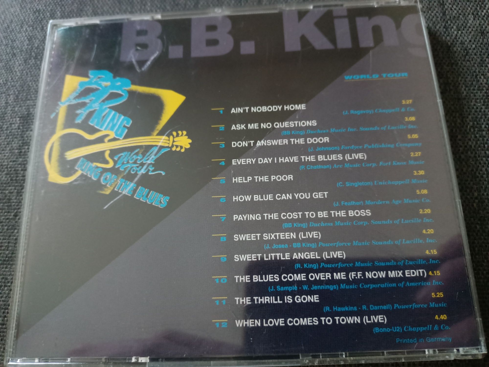 B.B. King - World Tour (CD, Comp, Promo)(cd-nm, okładka-vg)