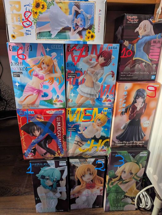 Оригінальні Фігурки персонажів з Аніме.