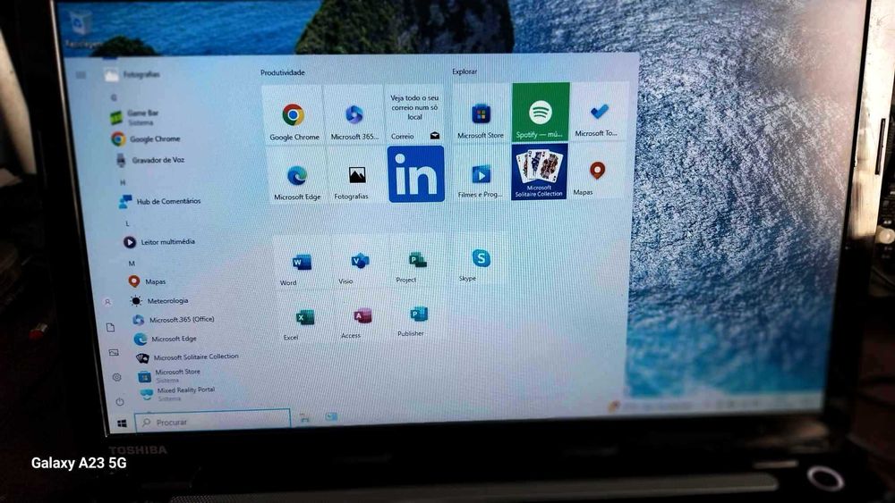 Portátil Toshiba i5