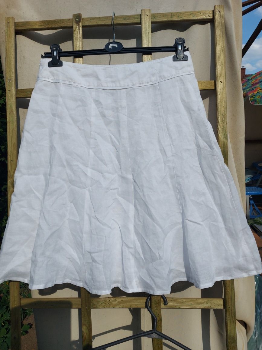 Spódnica damska biała rozmiar 40 firma H&M