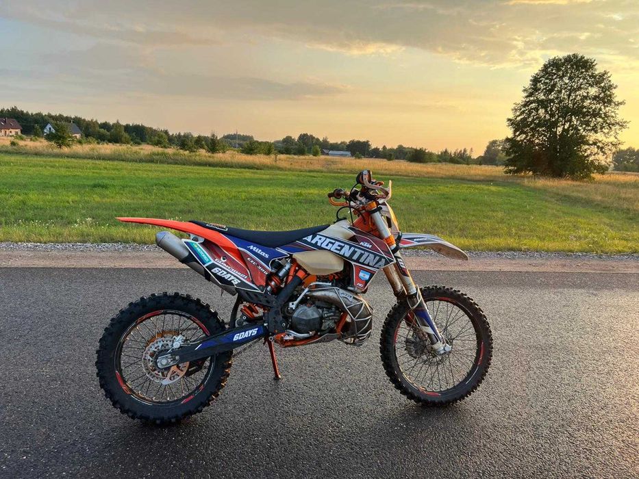 KTM EXC 300 Six Days 2015 – gaźnik, 2T ,osłony, Zarejestrowany