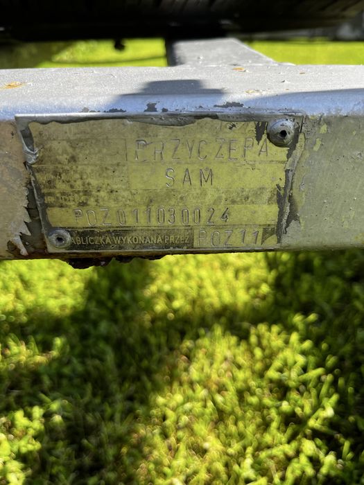 Przyczepa kłonicowa dłużyca dmc 750 kg