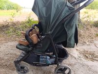 Wózek spacerowy podwójny rok po roku bliźniaczy Eutocart Doblo