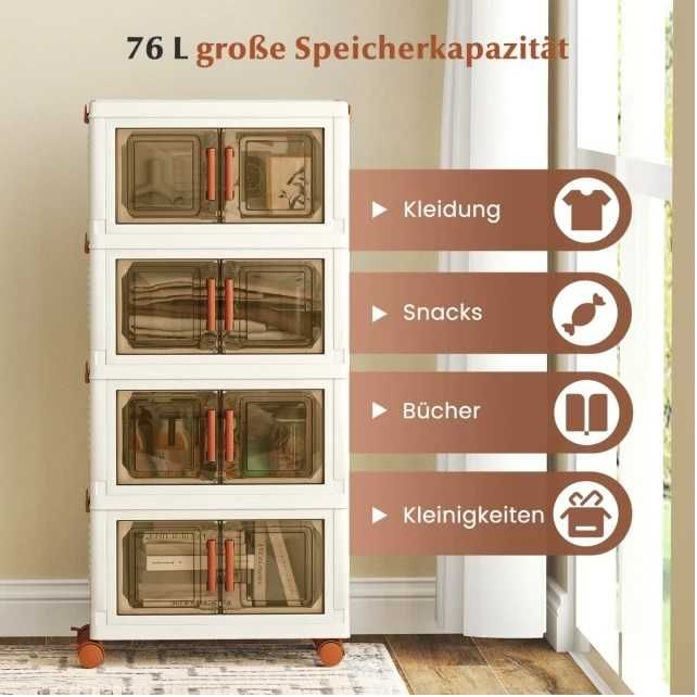 Organizer / składana szafa 4-poziomowa marki Costway