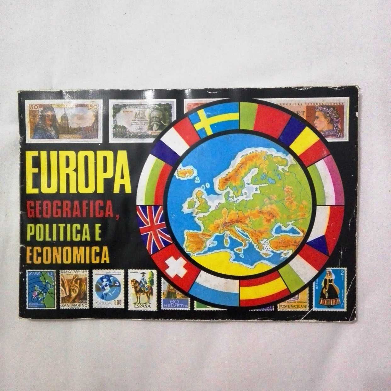 Caderneta Europa Geográfica, Politica e Económica - Pastilhas Piratas