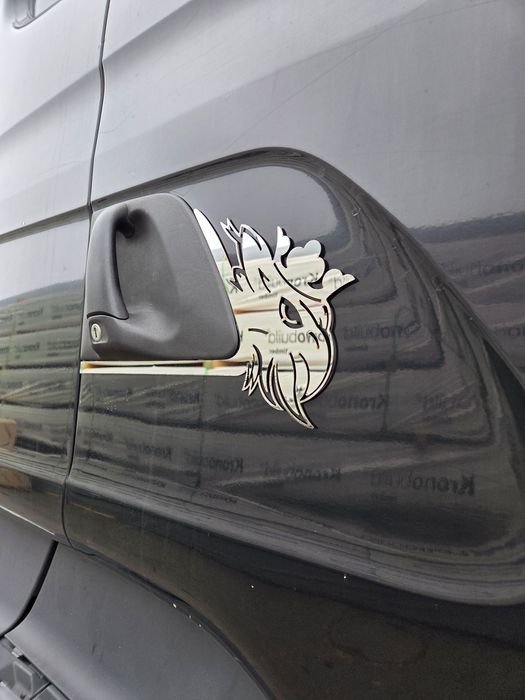 Nakładki klamka Scania R "CHROM" Dekory stal nierdzewna inox