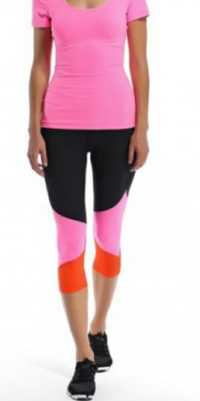 REEBOK PLAYDRY rozmiar M legginsy getry spodnie fitness bieg sport