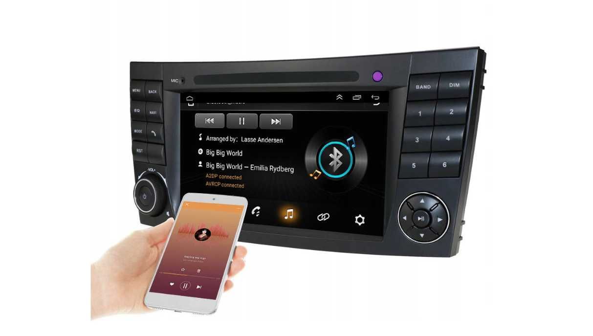 Uniwersalne Radio samochodowe Android M100 Benz E W211 C W209 CLS W219