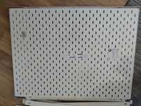 Rezerwacja 6 szt.  tablica perforowana 76x56 + haczyki IKEA biała SKÅD