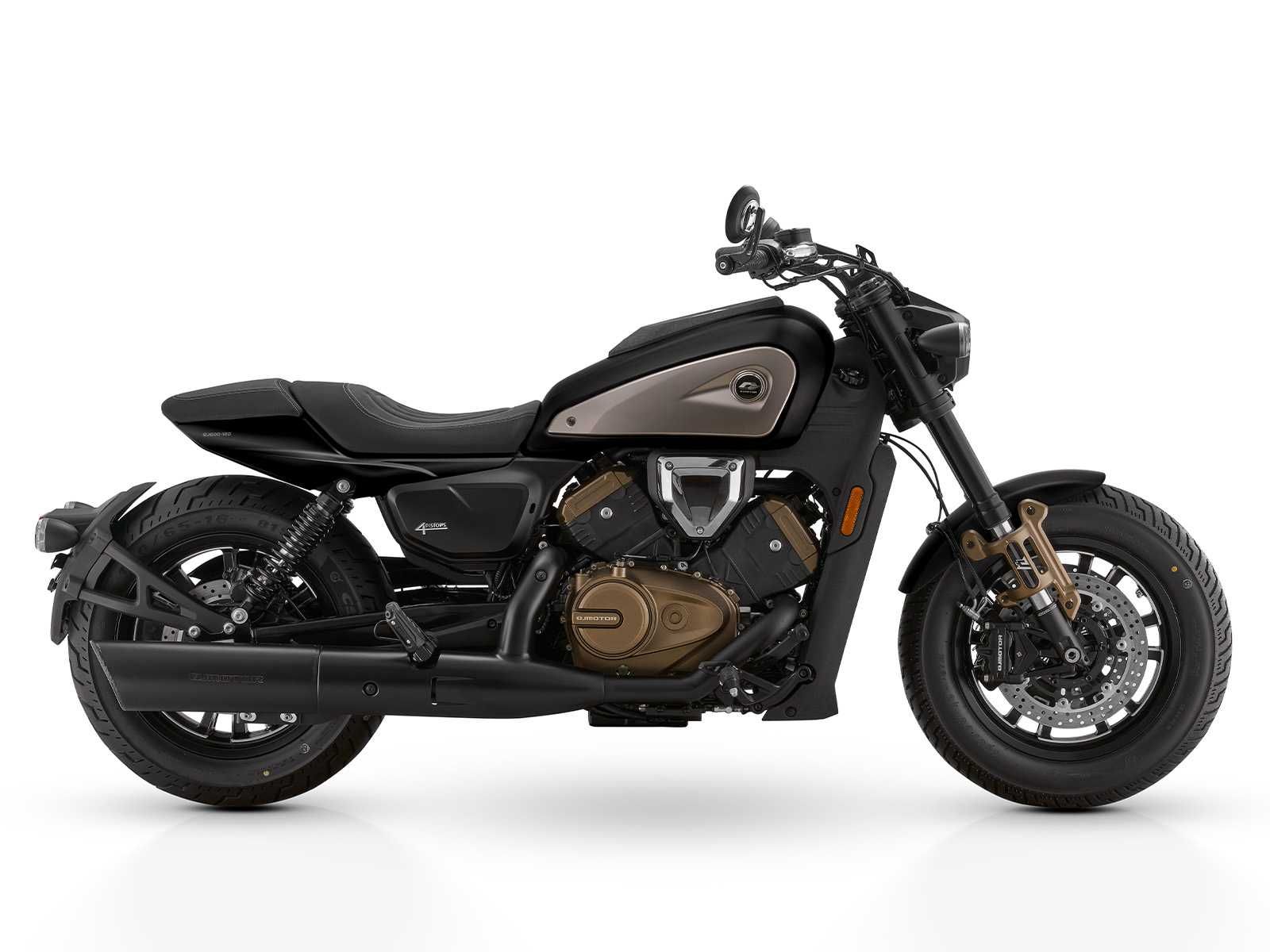 Motocykl Cruiser QJMOTOR SRV 600V z silnikiem V4