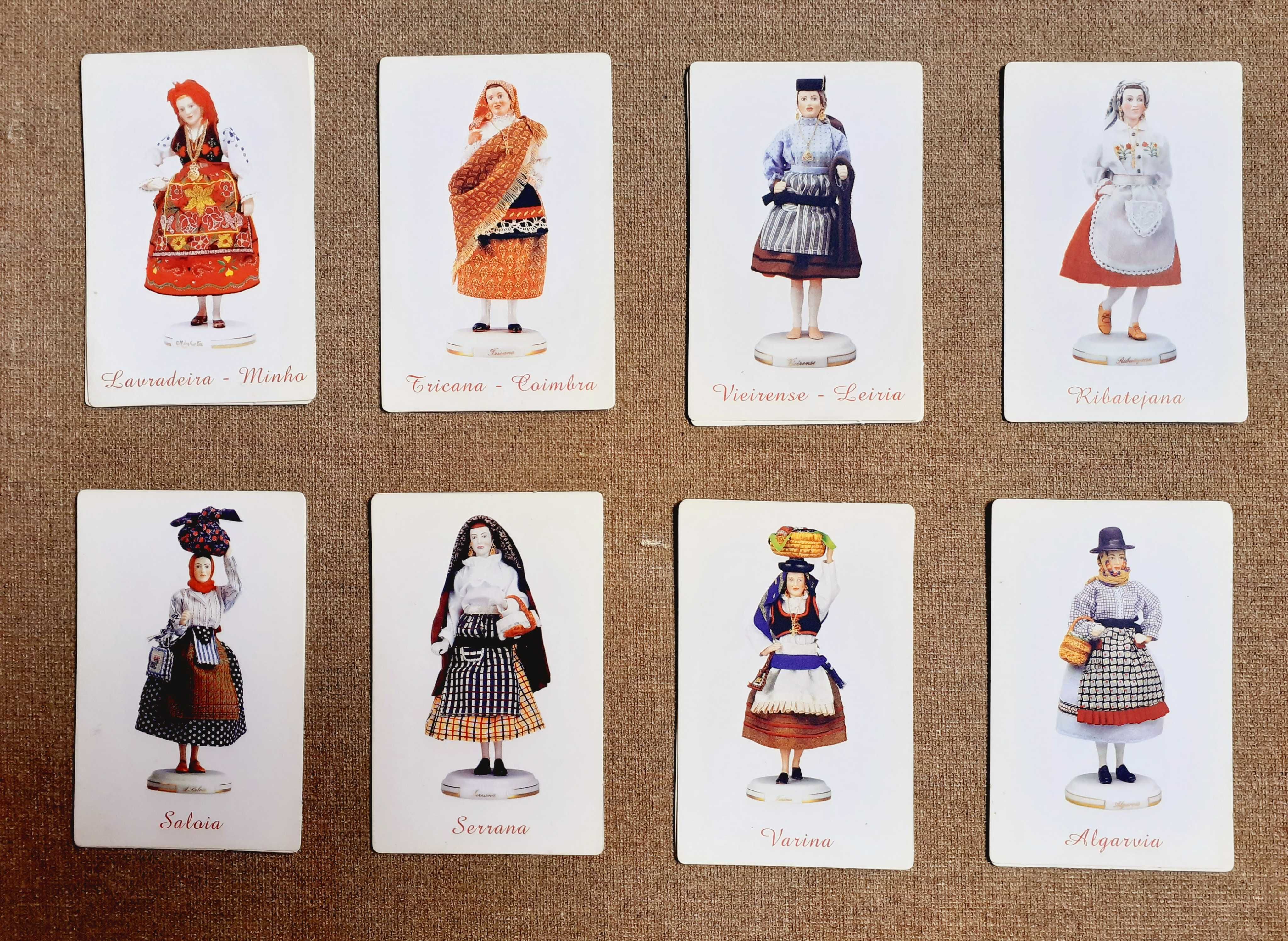 Conjunto calendários. Trajes Regionais de Portugal