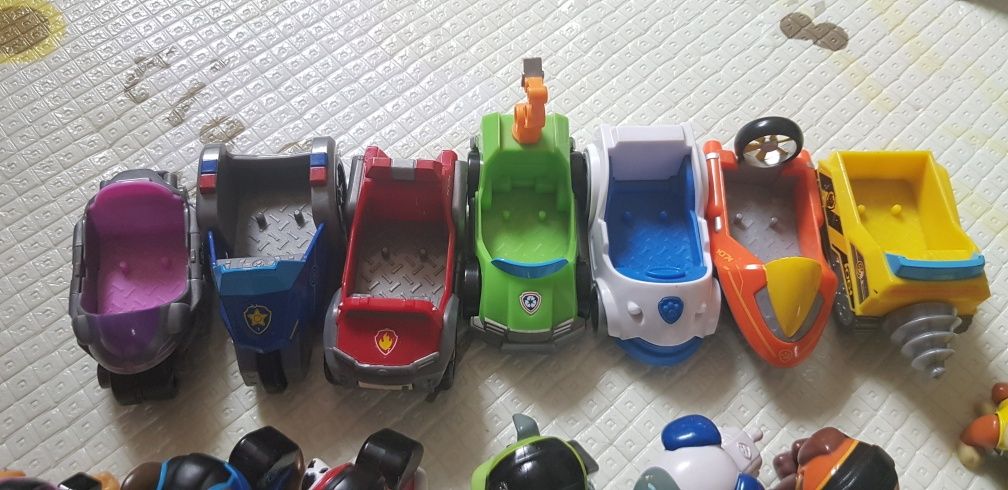 Jak nowe zestaw psi patrol spin master pojazd piesek skye robopies