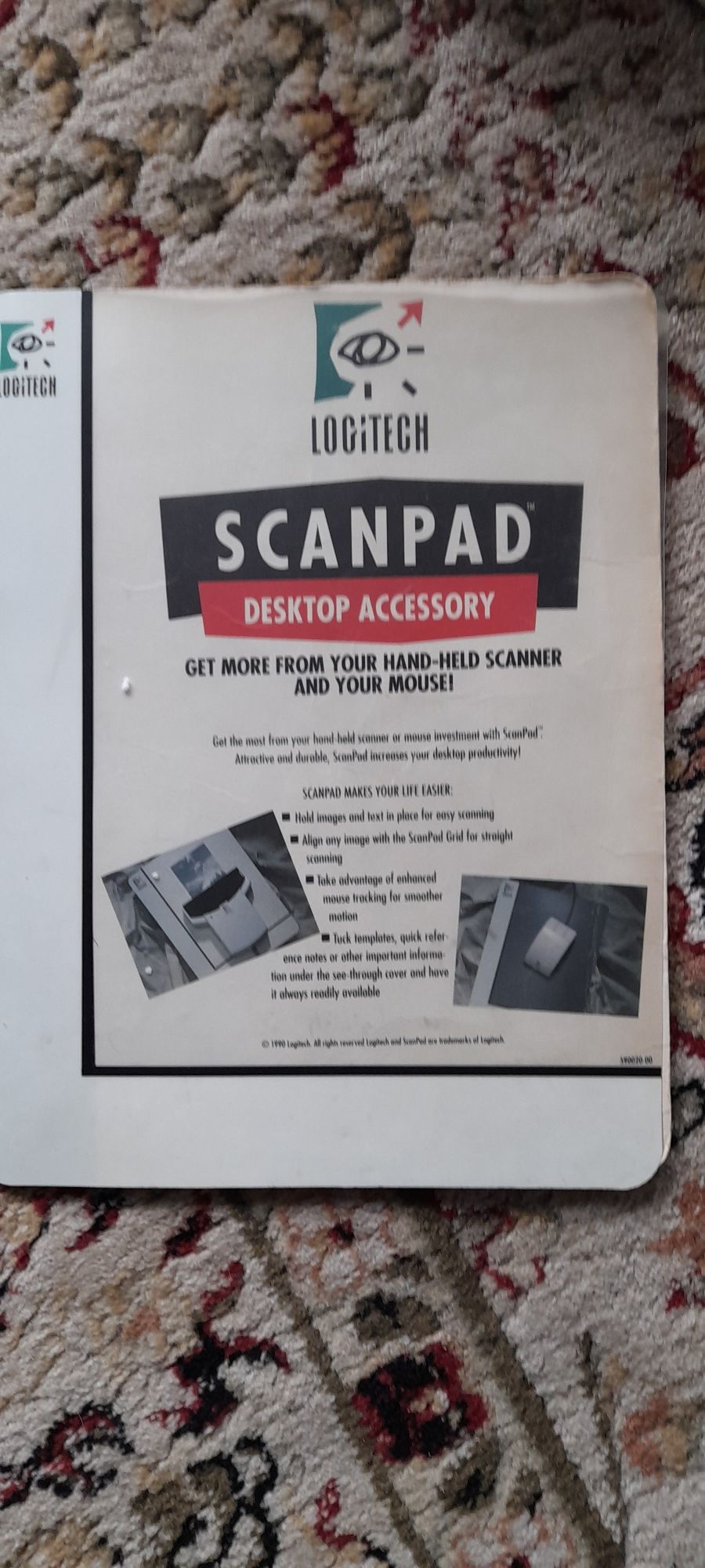 Scan Man Logitech - skaner ręczny, opakowanie  kolekcjonerski