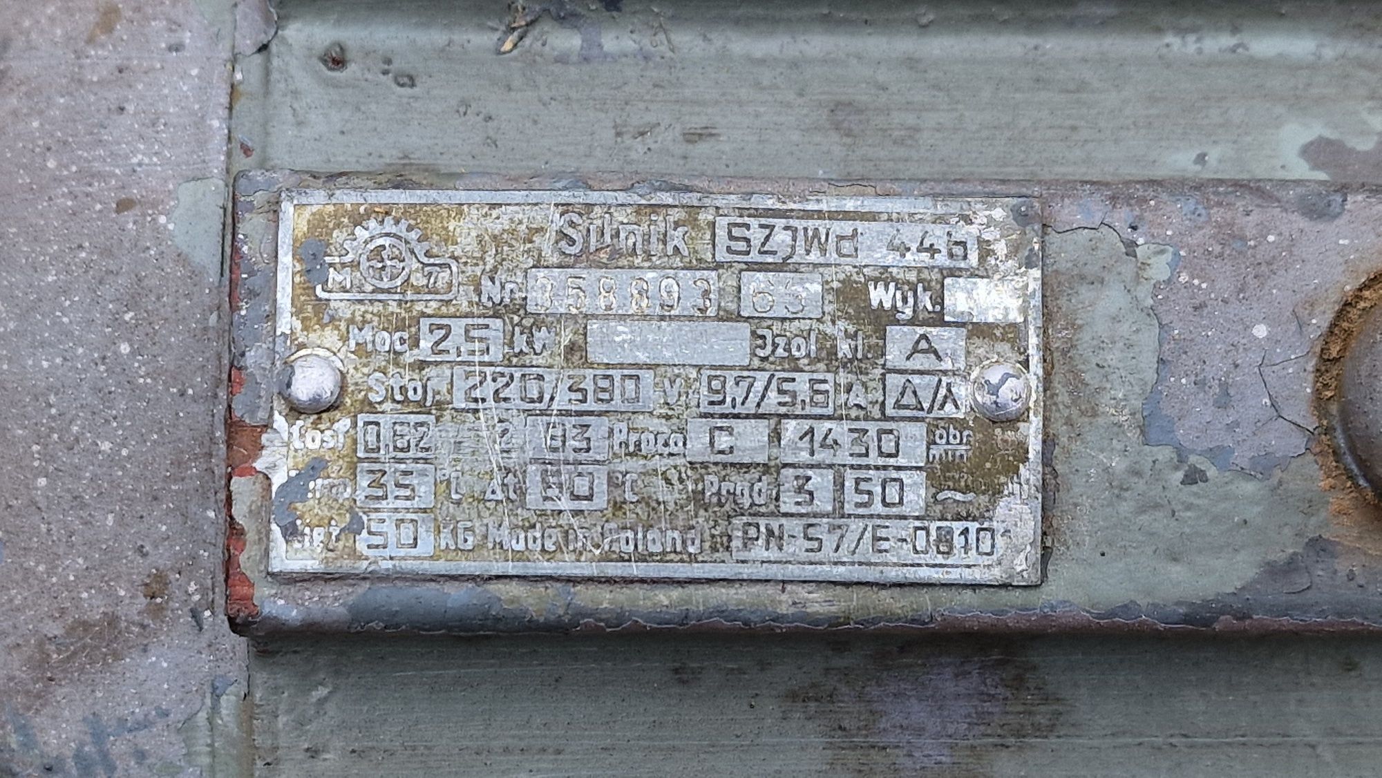 Silnik elektryczny 2,5kw 3-fazowy