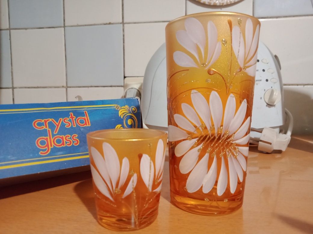 Набор стаканов с рисунком