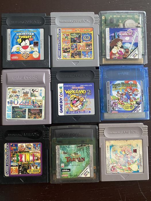 Game boy Color IPS + Jogos
