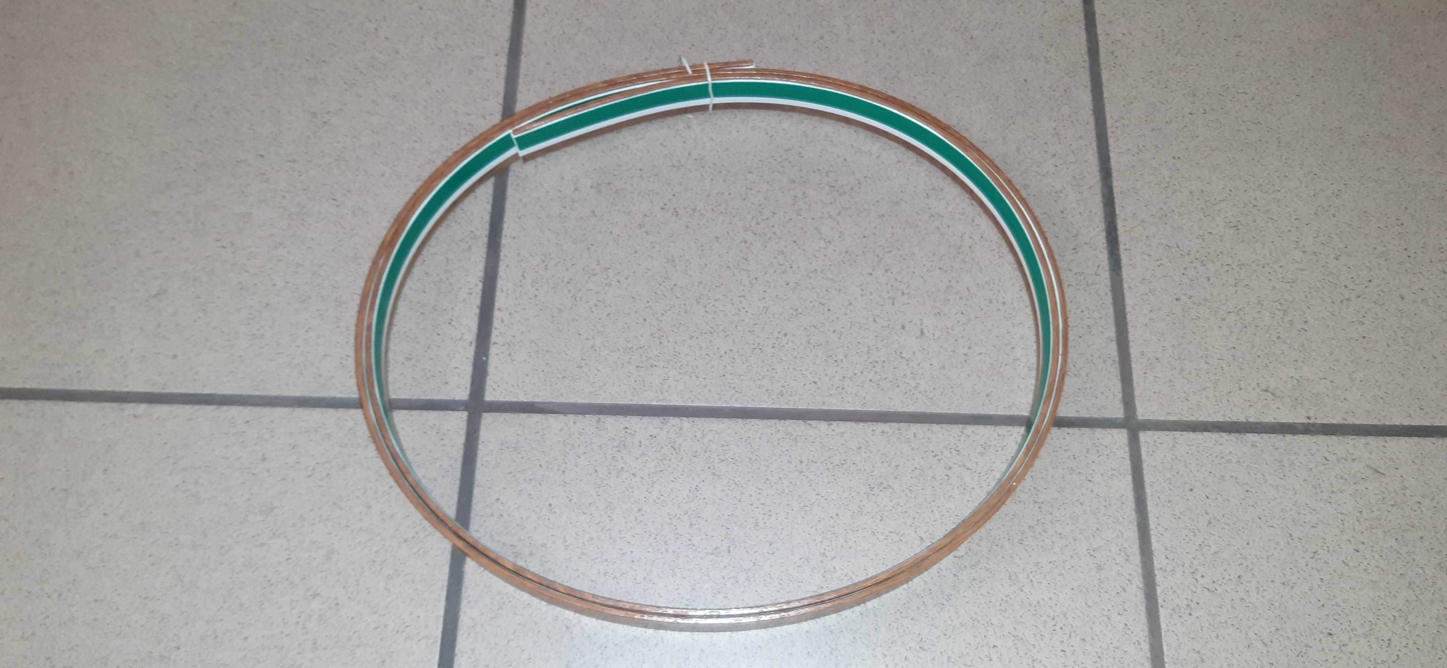 Listwa maskująca płaskownik ZŁOTY DĄB 30mm do okien lub drzwi PCV194cm