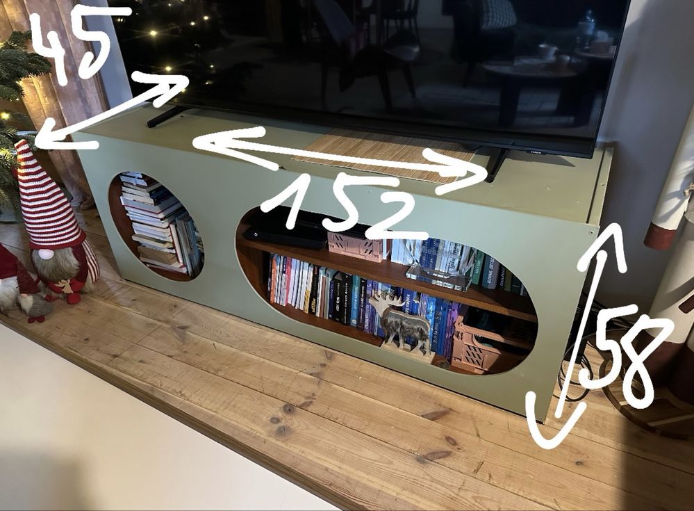 Szafka pod tv lub komoda/regał 200 zł.